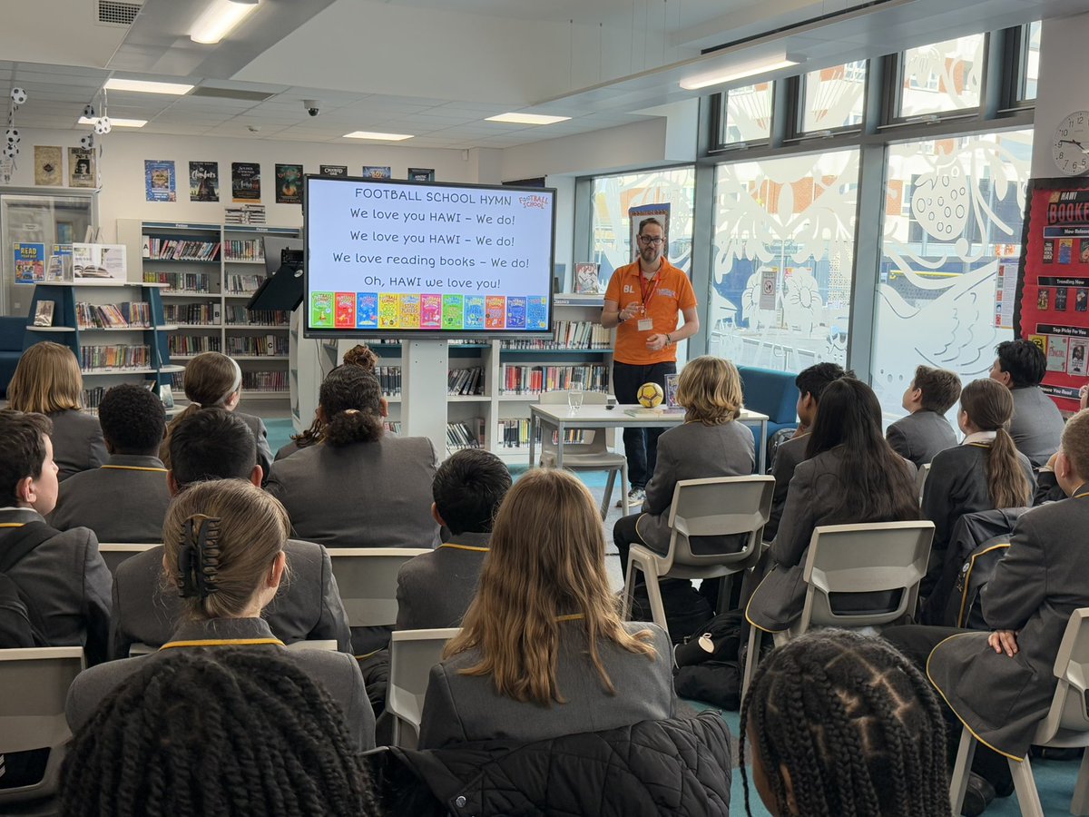 HawiLibrary's tweet image. On Wednesday, we welcomed Ben Lyttleton to HAWI. He transformed our school into a Football School: we learned about geography, engaged in drama, sang and danced some Samba, and tested our knowledge of football rules. It was a fantastic day, and the students loved it! @benlyt