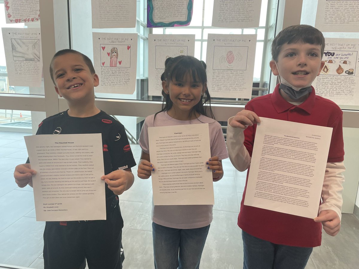 Our Buffs rocked at Literary Anthology with their exceptional writing skills earning a 1st, 2nd, &amp; 3rd place win! 📝 #TeamSISD #JCE #JCEbuffaloes