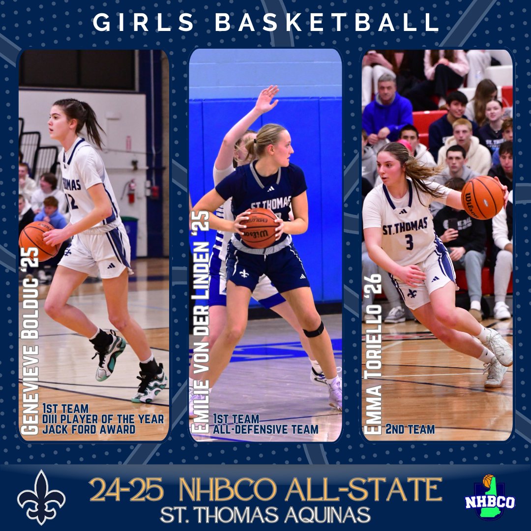 St. Thomas Aquinas High School Athletics (@sta_athletics) on Twitter photo Congratulations to our Girls Basketball All-State selections! #saintspride #stalux #luxintenebris <a href="/stalux/">St. Thomas Aquinas High School</a> <a href="/nhhssports/">NH-HighSchoolSports.com</a> <a href="/nhsportspage/">NH Sports Page.com</a> <a href="/Ball603NH/">Ball 603</a> <a href="/NHULSports/">Union Leader Sports</a> <a href="/WMUR9_Sports/">WMUR Sports</a> <a href="/JayPinceSMG/">Jay Pinsonnault</a> Congratulations to our Girls Basketball All-State selections! #saintspride #stalux #luxintenebris <a href="/stalux/">St. Thomas Aquinas High School</a> <a href="/nhhssports/">NH-HighSchoolSports.com</a> <a href="/nhsportspage/">NH Sports Page.com</a> <a href="/Ball603NH/">Ball 603</a> <a href="/NHULSports/">Union Leader Sports</a> <a href="/WMUR9_Sports/">WMUR Sports</a> <a href="/JayPinceSMG/">Jay Pinsonnault</a>