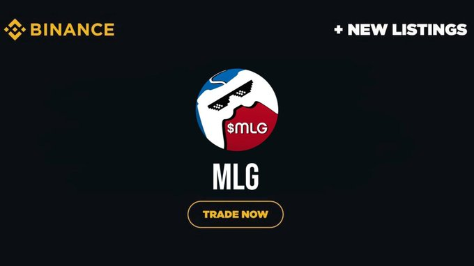 isellbeforeyou's tweet photo. I've just received word.

@binance is coming to $MLG.

Are you ready? https://t.co/TweM39TQWs