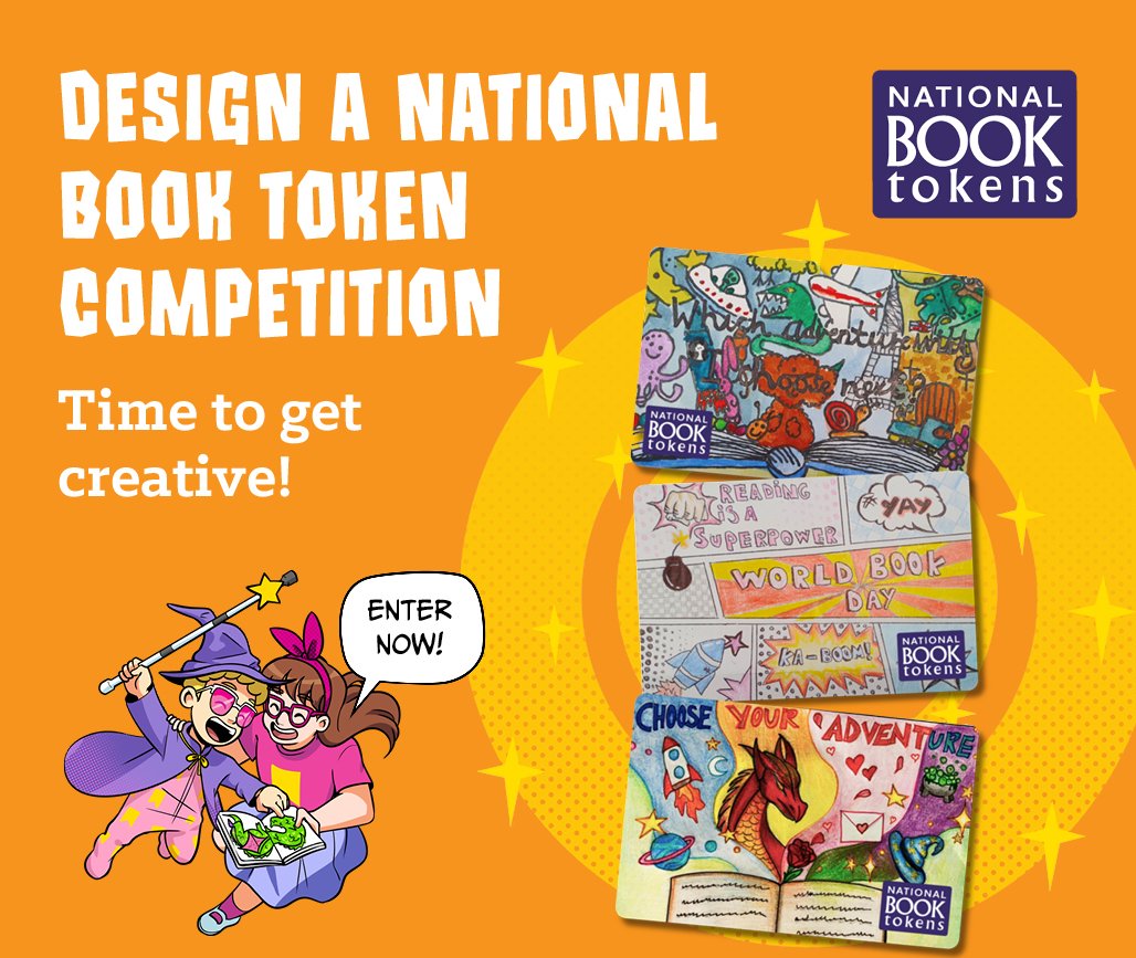 Buzzing from a fabulous #WorldBookDay? 🥳

Let the young readers in your life know that they're invited to share their love for books by designing their own National Book Tokens! 📖💥

You have until Sunday 6th April to enter your dazzling designs 🎨

worldbookday.com/competition/de…