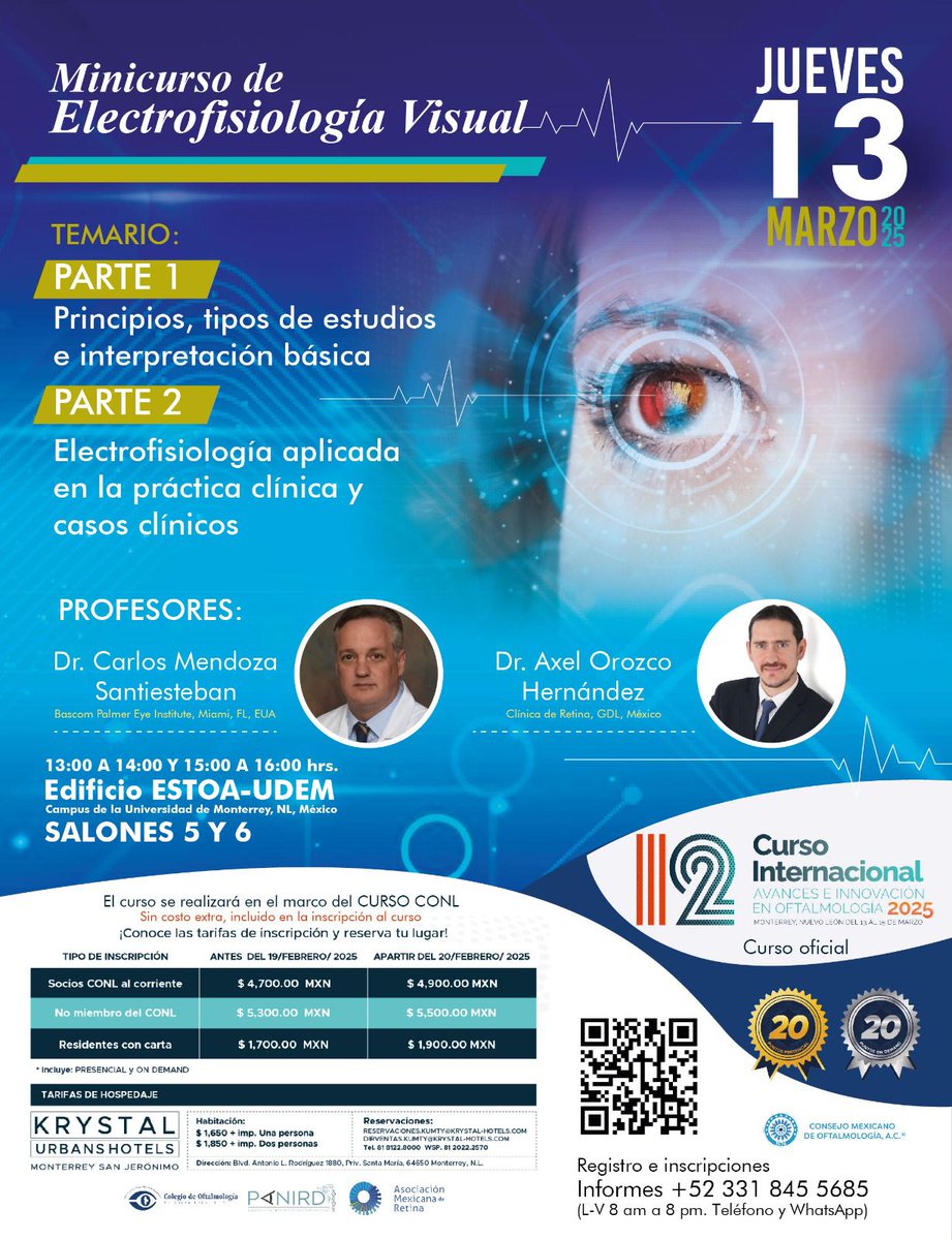 XLIV Reunión Anual de Retina 2025
Monterrey, Nuevo Leon
del 24 al 27 de septiembre

amretina.org

#AMR #ReunionAnualdeRetina #OftalmologosdeRetina #Retina #Retinologos #soymedicocertificado #AMRMexico #RetinaLATAMcases300 #RetinaLATAM