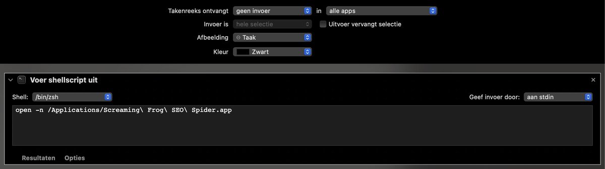 Frank (@frankvndijk) on Twitter photo Want to run multiple <a href="/screamingfrog/">Screaming Frog</a> crawls on macOS? Use this command in Terminal: open -n /Applications/Screaming\ Frog\ SEO\ Spider.app
Even better, set up a keyboard shortcut via Automator to open a new instance instantly. No more Terminal needed! Want to run multiple <a href="/screamingfrog/">Screaming Frog</a> crawls on macOS? Use this command in Terminal: open -n /Applications/Screaming\ Frog\ SEO\ Spider.app
Even better, set up a keyboard shortcut via Automator to open a new instance instantly. No more Terminal needed!