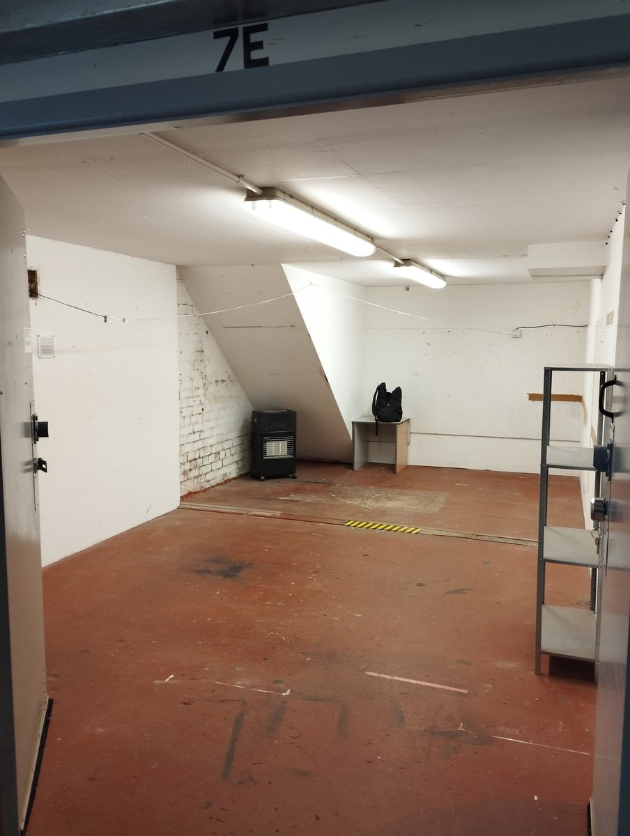 Old place emptied. New bigger place now full. Don't know how it all fitted in here!