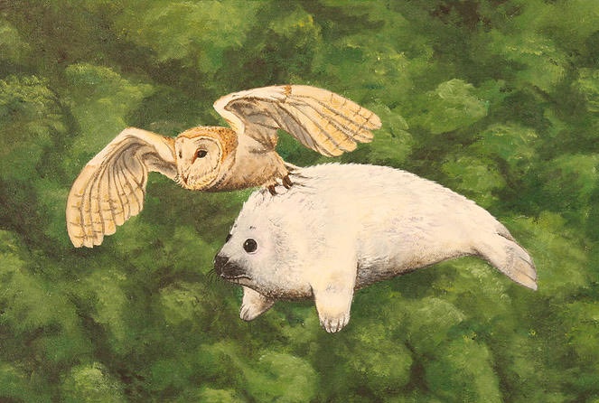 mene_seal's tweet image. Fly away now my little seal fly so high you'll see the stars and smell the moon