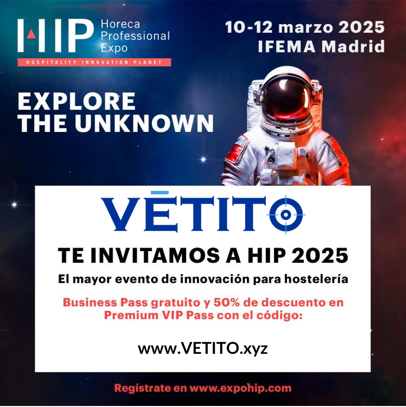 🚀Vuelve #HIP2025 del 10 al 12 de Marzo en @ifema, el mayor evento de innovación para profesionales de la Hostelería y la Restauración.
Como colaborador de <a href="/expohip/">HIP 2026</a> te ofrecemos el Acceso Business Pass ➡hip.ticketsnebext.com/HIP_2025/es/re…]
#HIP2025 #Hostelería #Innovación #Restauración