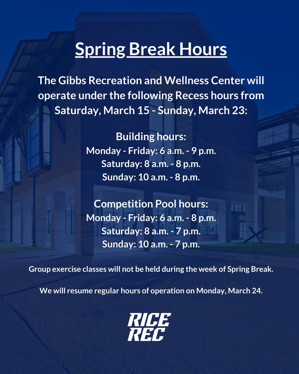 Rice Recreation tweet media