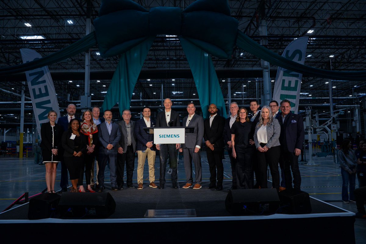 NEMA (@nemaupdates) on Twitter photo Congrats to <a href="/SiemensUSA/">Siemens USA</a> on opening two U.S. manufacturing hubs in Forth Worth & Pomona! A $285M investment creating 900+ jobs, these facilities will expand domestic production of critical electrical infrastructure for AI data centers & industrial markets. siemens.com/us/en/company/… Congrats to <a href="/SiemensUSA/">Siemens USA</a> on opening two U.S. manufacturing hubs in Forth Worth & Pomona! A $285M investment creating 900+ jobs, these facilities will expand domestic production of critical electrical infrastructure for AI data centers & industrial markets. siemens.com/us/en/company/…