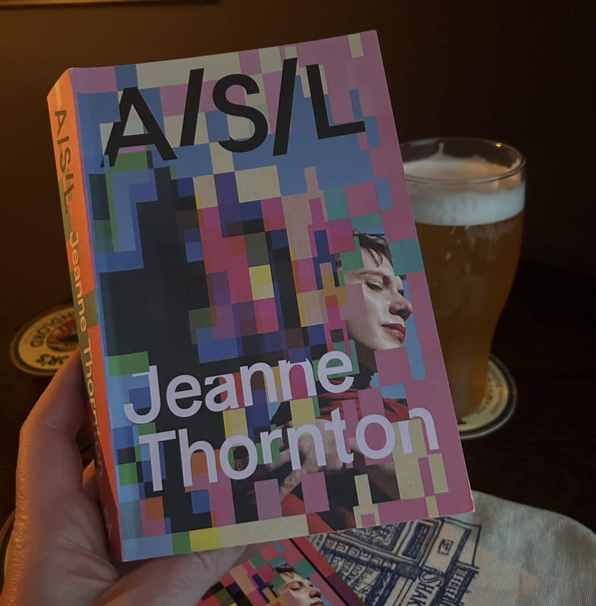 Just started A/S/L by Jeanne Thornton and I’m already in love with it. I absolutely adored SUMMER FUN and this promises to be just as good - the story of three strangers who meet online as teenagers and an exploration of friendship, queerness, and identity.

#worldbookday2025