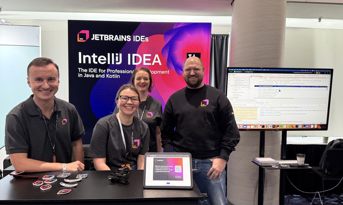 That’s a wrap for #Devnexus! 🎉
Big thanks to <a href="/devnexus/">Devnexus</a> for an incredible event filled with insightful talks and great conversations. Want to keep exploring IntelliJ IDEA? Learn more at jetbrains.com/idea/.
#IntelliJIDEA