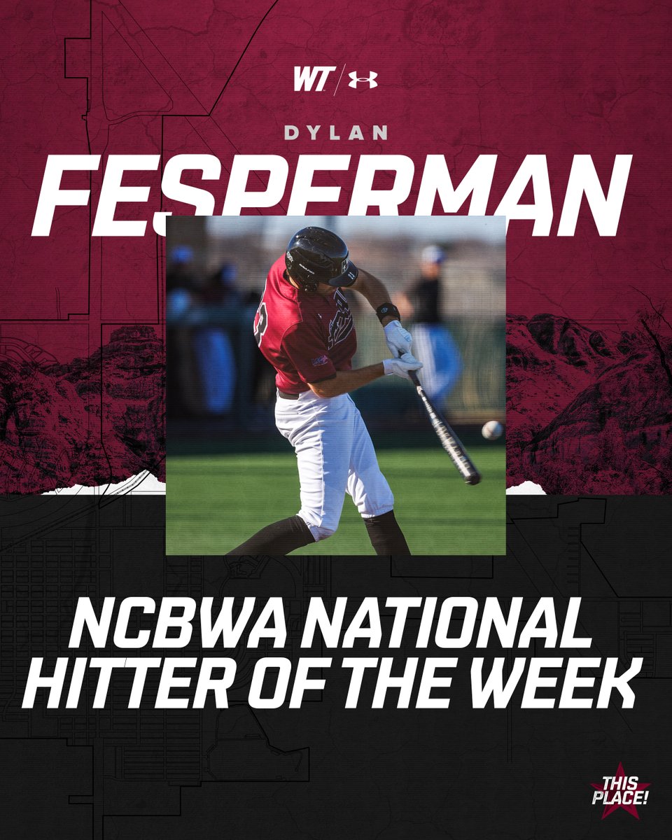 Fesperman Named the <a href="/NCBWA/">NCBWA</a> DII National Hitter of the Week

Read More: shorturl.at/7w3RW

#BuffNation | #WeTrust