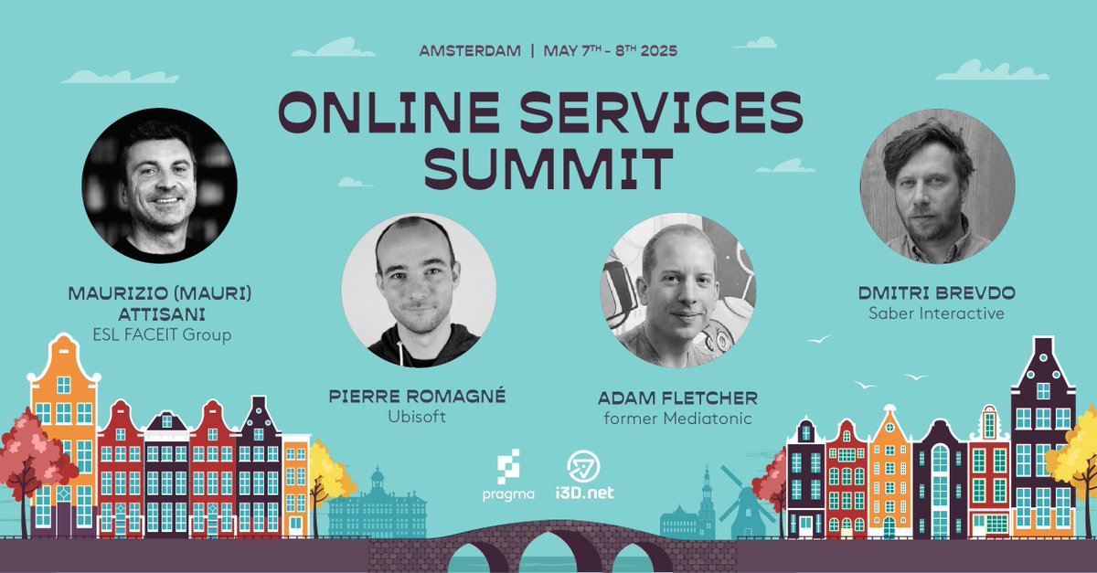 🚀 Pragma &amp; <a href="/i3D_net/">i3D.net</a> are hosting the European Online Services Summit on May 7-8 in Amsterdam! Join top gaming engineers to tackle matchmaking, infra, AI, anti-cheat, &amp; more.

🔥 New speaker: Mauri Attisani (CTO, ESL FACEIT Group) joins Adam Fletcher (former Mediatonic CTO) to