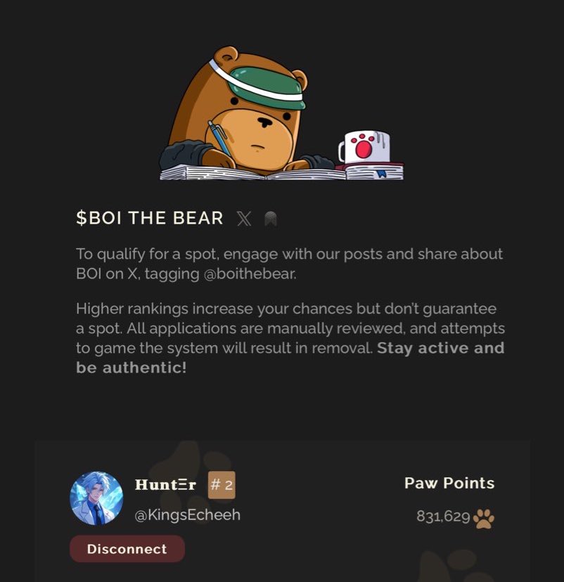 They Call it GrindFi

Flex your <a href="/Boithebear/">BOI</a> Paw points.

If you have less than 5,000 points, comment below let’s support you 😊