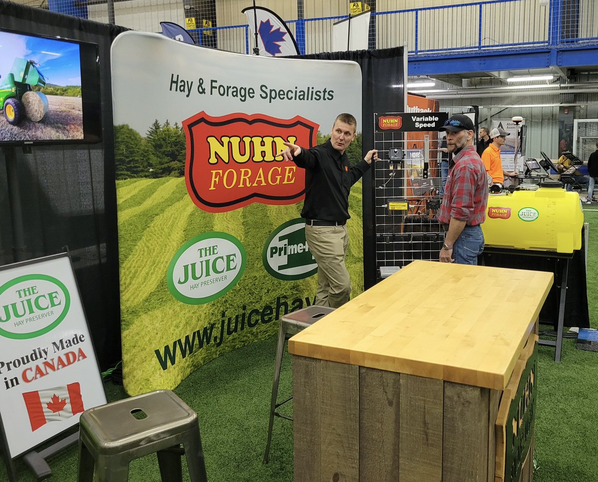 NuhnForage's tweet image. Come check us out at the London Farm Show - We’re here from March 5-7! #thejuice #makeserioushay #juicekeepitcool #hay2025 #canadianagriculture #madeincanada #LdnFarmShow