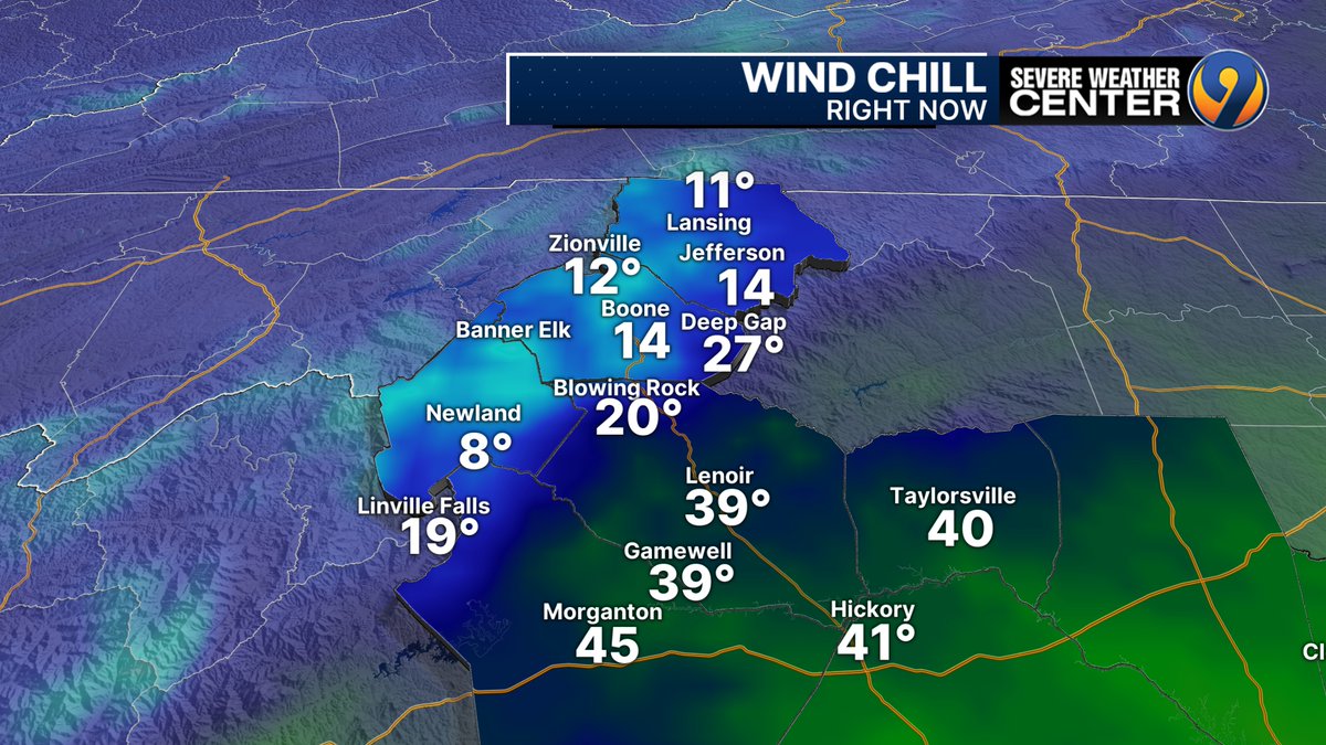 JohnAhrensWSOC9's tweet photo. Wicked wind chill right now in the #NCMtns!!! https://t.co/DjUnEguQoW