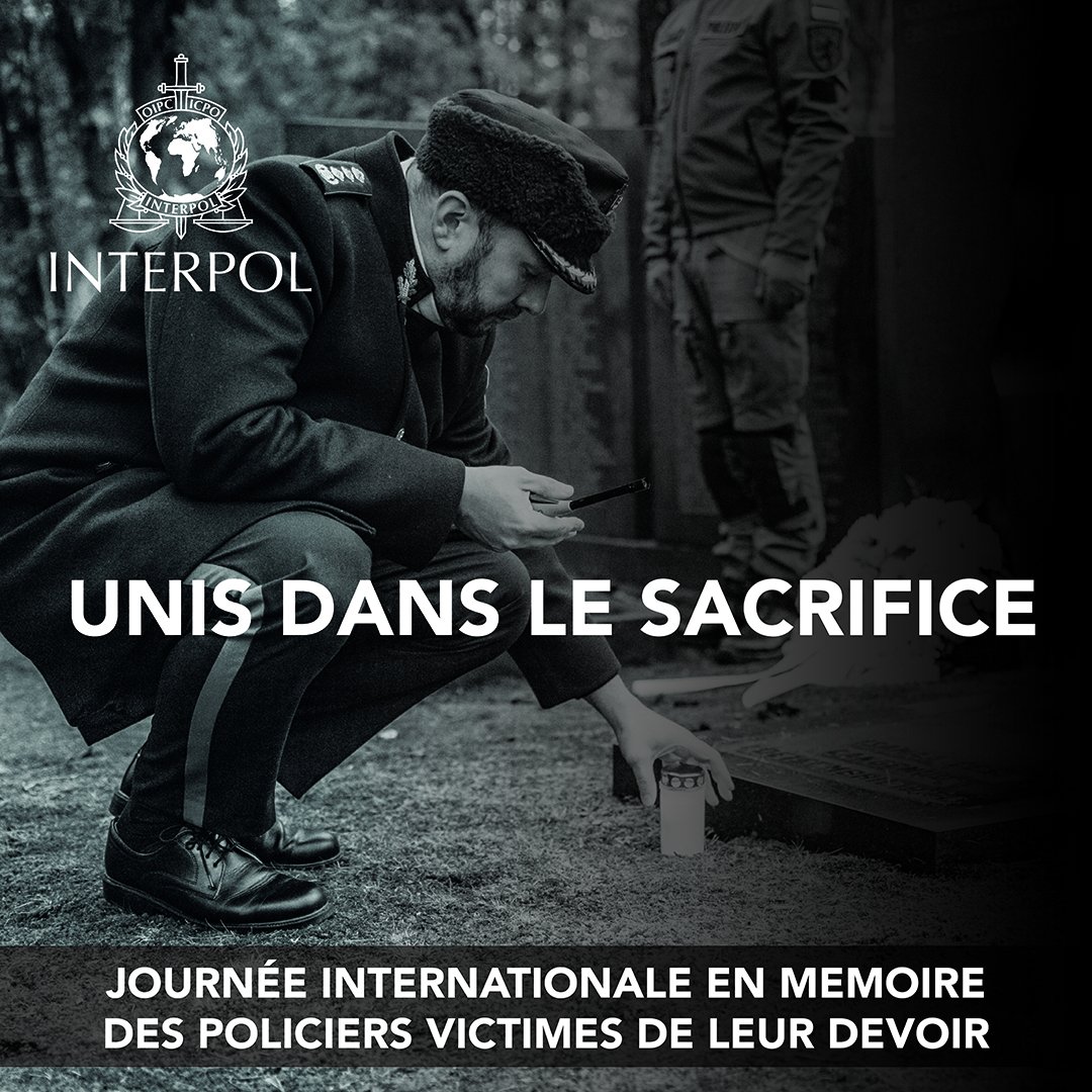 INTERPOL_HQ's tweet image. United in Sacrifice #FallenOfficers