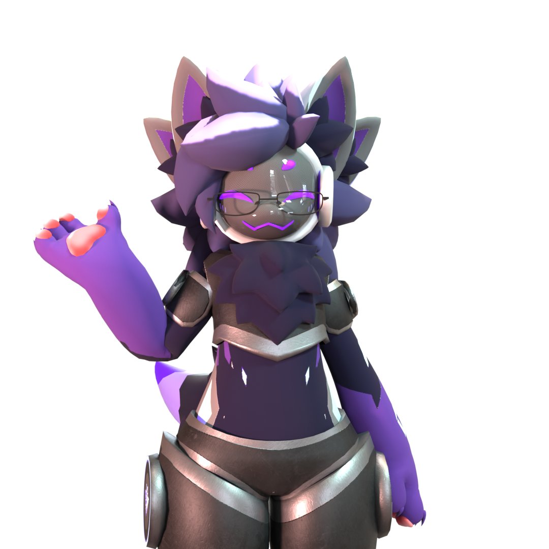 I've finally made my actual fursona! You'll be seeing this little cutie patootie around the place from now on.

His name is Ozpin and hes a nerd :3