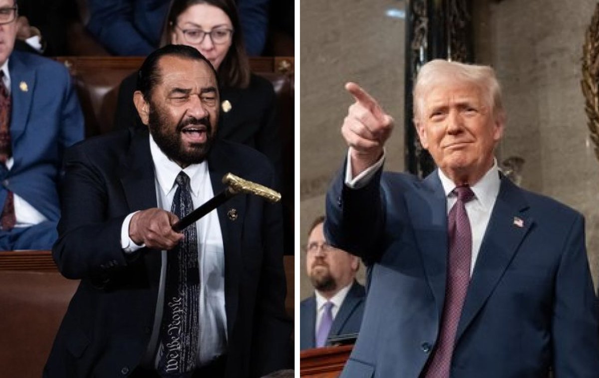 ConservDirect's tweet image. RETWEET if you think Trump hater Al Green should be KICKED out of Congress!