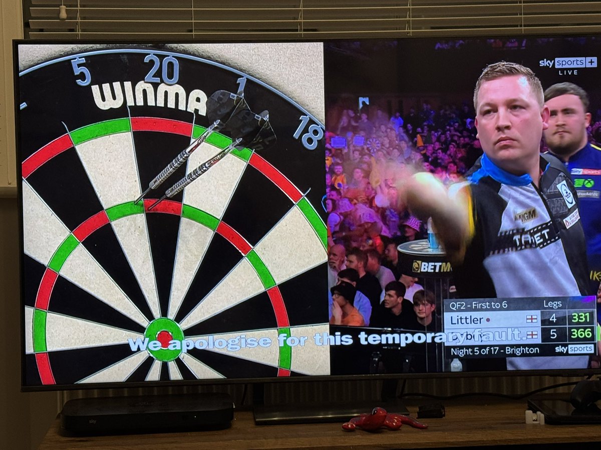 Helen (@proppagander) on Twitter photo I’m not convinced <a href="/SkySports/">Sky Sports</a> can call it temporary when it’s been the entire programme? Every leg has had an outage of some sort. Every single one. Remind me again why I pay a fortune for this ‘service’ ?!? I’m not convinced <a href="/SkySports/">Sky Sports</a> can call it temporary when it’s been the entire programme? Every leg has had an outage of some sort. Every single one. Remind me again why I pay a fortune for this ‘service’ ?!?