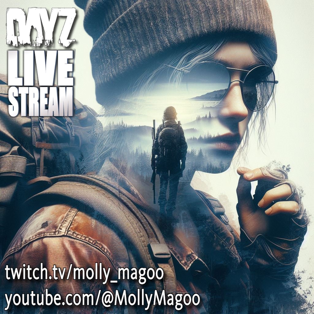 DayZ
100% Vanilla
Chernarus
twitch.tv/molly_magoo
&amp;
youtube.com/c/MollyMagoo