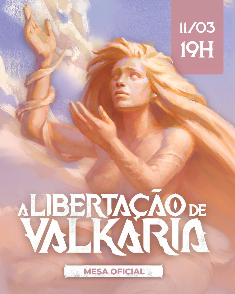 A Deusa da Ambição foi selada e apenas os aventureiros mais destemidos podem encarar os desafios para libertá-la! Será que eles têm o que é preciso para se tornar os maiores heróis de Arton e conquistar A LIBERTAÇÃO DE VALKARIA? ⛓️‍💥

A aventura mais épica de #Tormenta20