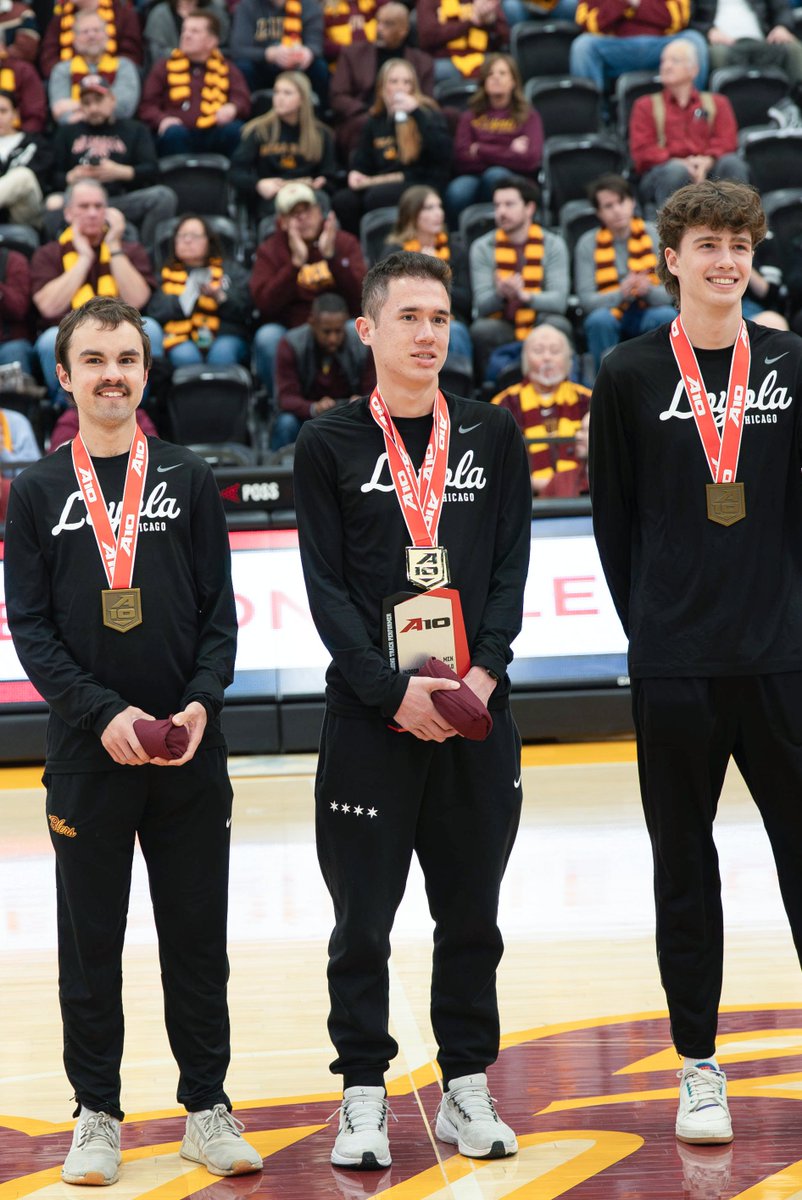 Grateful to be recognized for our achievements at the A-10 Indoor Championships! 🐺