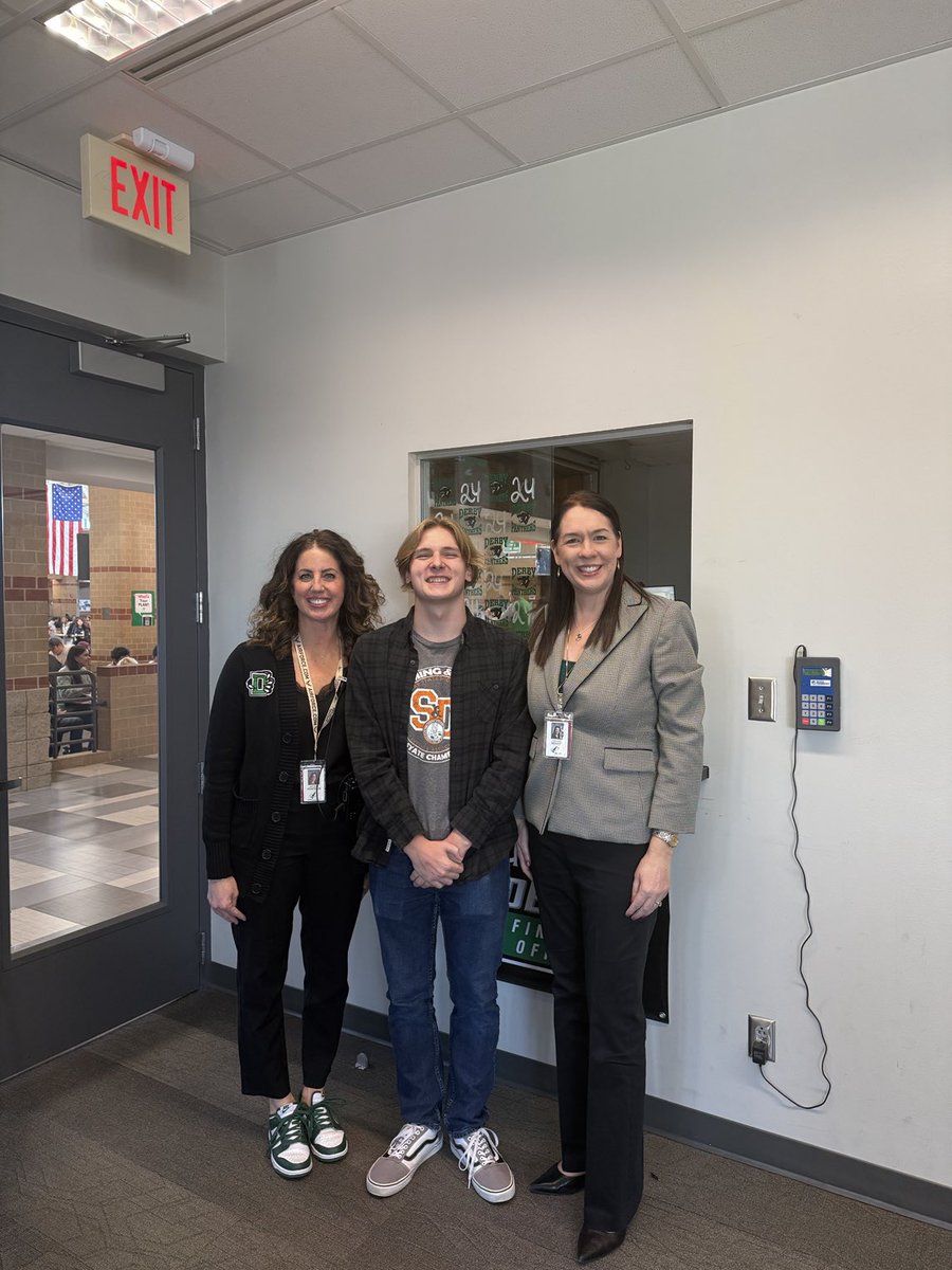 Heather Bohaty (@derbysupt) on Twitter photo Jared, a Senior <a href="/DHS_Panthers/">Derby High School - Derby Public Schools</a> was recognized for being their Super Student. Congrats! <a href="/DerbySchoolsKS/">Derby Public Schools</a> Jared, a Senior <a href="/DHS_Panthers/">Derby High School - Derby Public Schools</a> was recognized for being their Super Student. Congrats! <a href="/DerbySchoolsKS/">Derby Public Schools</a>