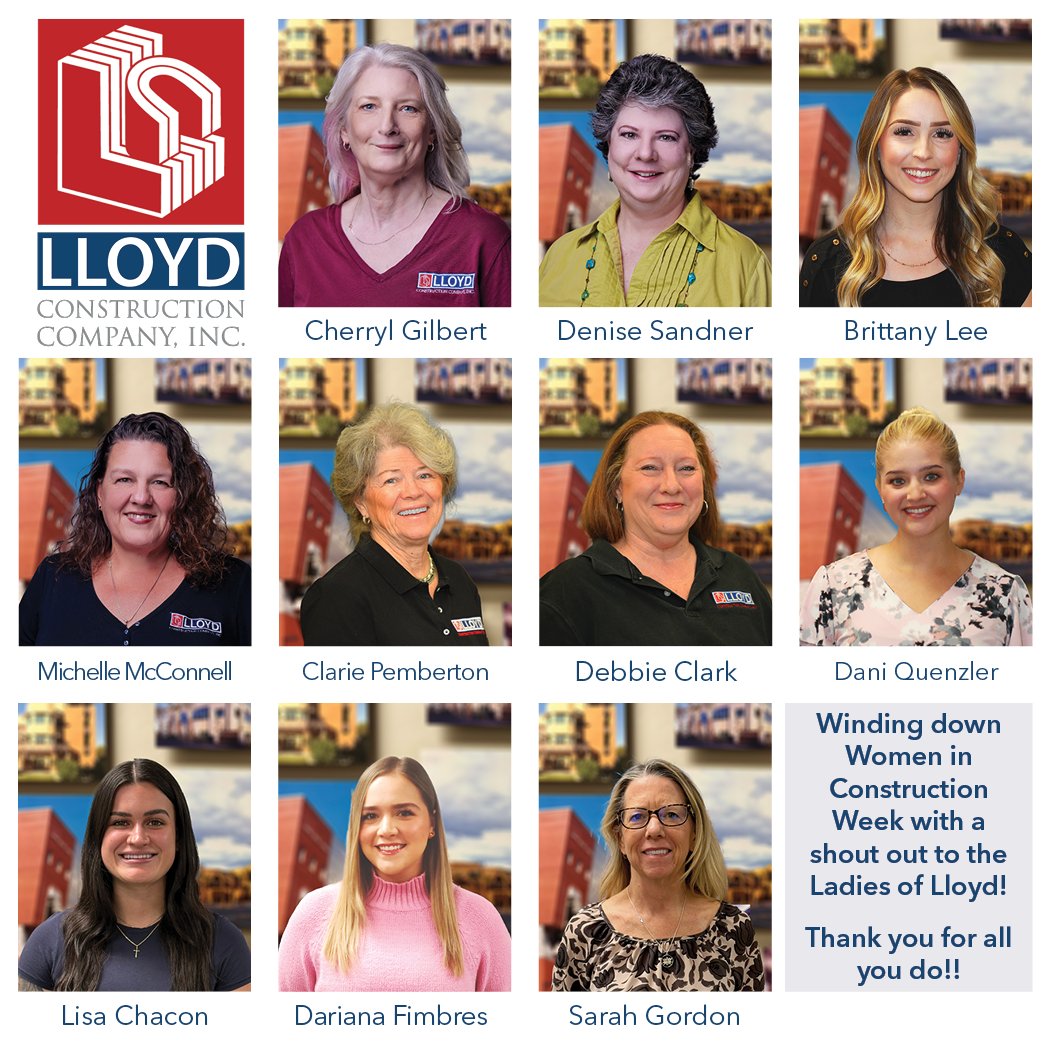 We had great time celebrating Women in Construction Week 2025! We all enjoyed kicking it off on Monday at our annual lunch outing!  #thelloydway