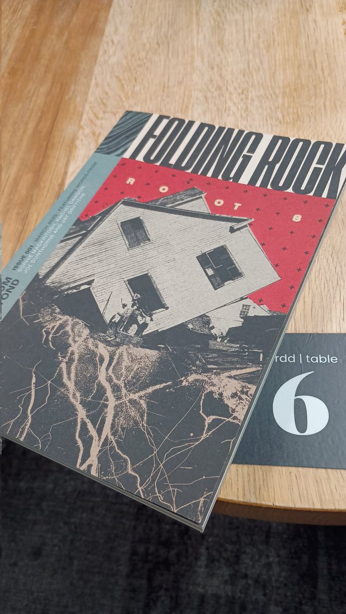 Had a great time attending the launch event for <a href="/FoldingRockMag/">Folding Rock Magazine</a> tonight - many great readings and an encouraging statement of intent by the editors. Looking forward to reading the first issue 📖✨