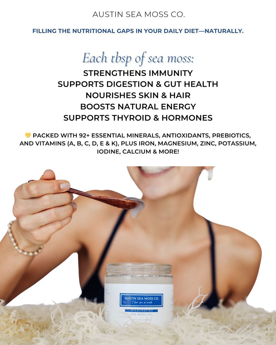 Why should you take sea moss gel?