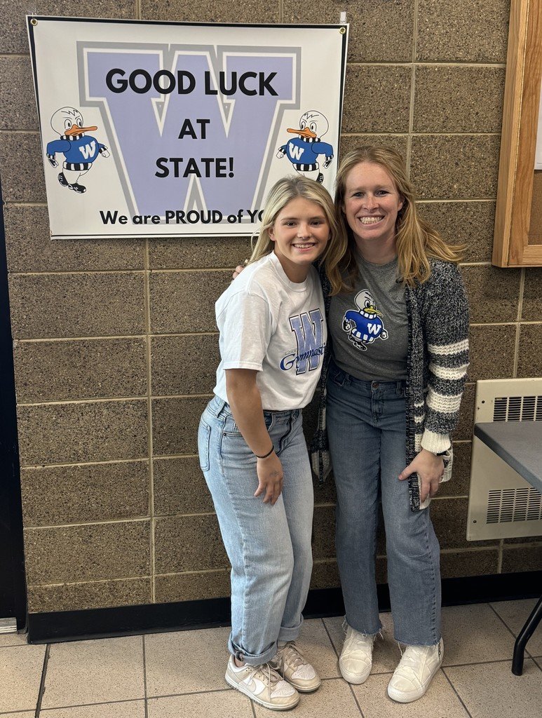 Good luck to WHS Gymnast Sammy Knight at State Gymnastics this weekend!  #wearethegoslings #WuTownProud