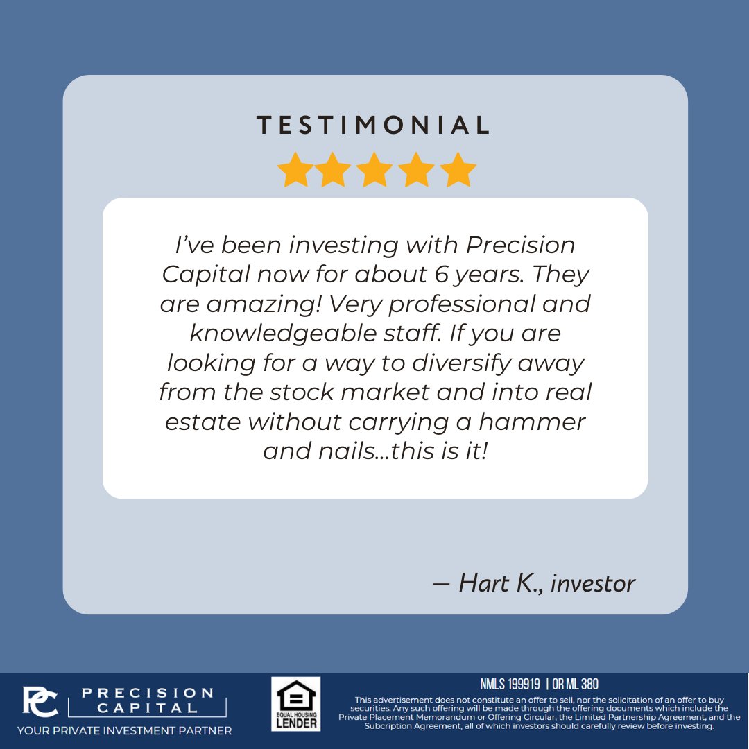 PrecisionCap's tweet image. Why Choose Precision Capital?

We’re not some unreachable corporate entity—we’re real people who genuinely care about you and your return. 💼
#InvestLocal #PrecisionCapital #RealPeopleRealReturns #FinancialFuture #InvestSmart