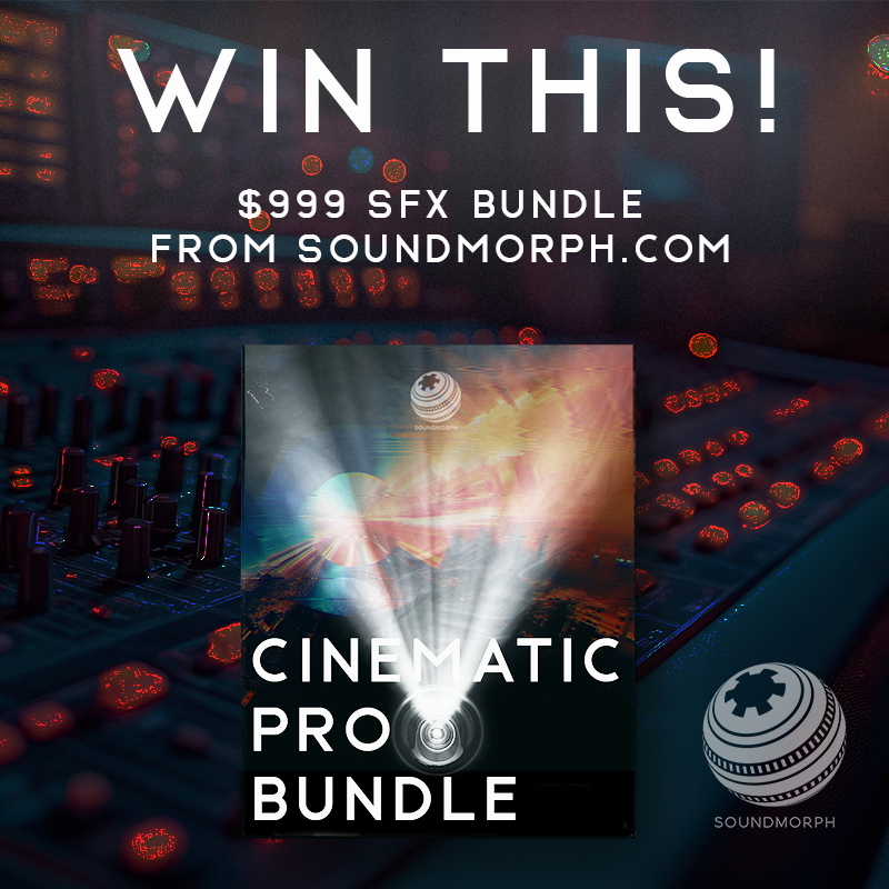 SoundMorph (@soundmorph) on Twitter photo 🎬🔥 GIVEAWAY TIME! We’re giving away a FREE Cinematic Pro Bundle to one lucky sound designer! A $999 value with 116GB of premium sound effects content!
To enter:
✅ Like & RT
✅ Follow <a href="/SoundMorph/">SoundMorph</a>
✅ Tag 2 sound-loving friends 🎬🔥 GIVEAWAY TIME! We’re giving away a FREE Cinematic Pro Bundle to one lucky sound designer! A $999 value with 116GB of premium sound effects content!
To enter:
✅ Like & RT
✅ Follow <a href="/SoundMorph/">SoundMorph</a>
✅ Tag 2 sound-loving friends