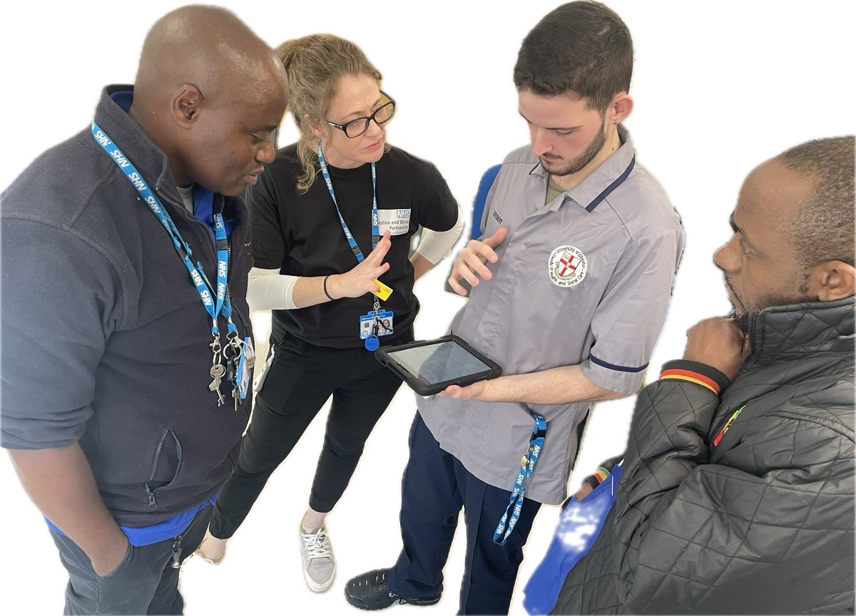 Peter Hardy (@petedhardy) on Twitter photo As the final <a href="/cwpnhs/">Cheshire and Wirral Partnership NHS FT</a> ward (Willow) in Chester goes live with the Brigid <a href="/TPP_SystmOne/">TPP</a> app for Theraputic Observations it was great for Medical Director <a href="/FaouziAlam/">Faouzi Alam</a> , to meet the team and speak to the staff on the wards about how they are finding the new way of working. <a href="/AnushtaS/">Anushta Sivananthan</a> As the final <a href="/cwpnhs/">Cheshire and Wirral Partnership NHS FT</a> ward (Willow) in Chester goes live with the Brigid <a href="/TPP_SystmOne/">TPP</a> app for Theraputic Observations it was great for Medical Director <a href="/FaouziAlam/">Faouzi Alam</a> , to meet the team and speak to the staff on the wards about how they are finding the new way of working. <a href="/AnushtaS/">Anushta Sivananthan</a>