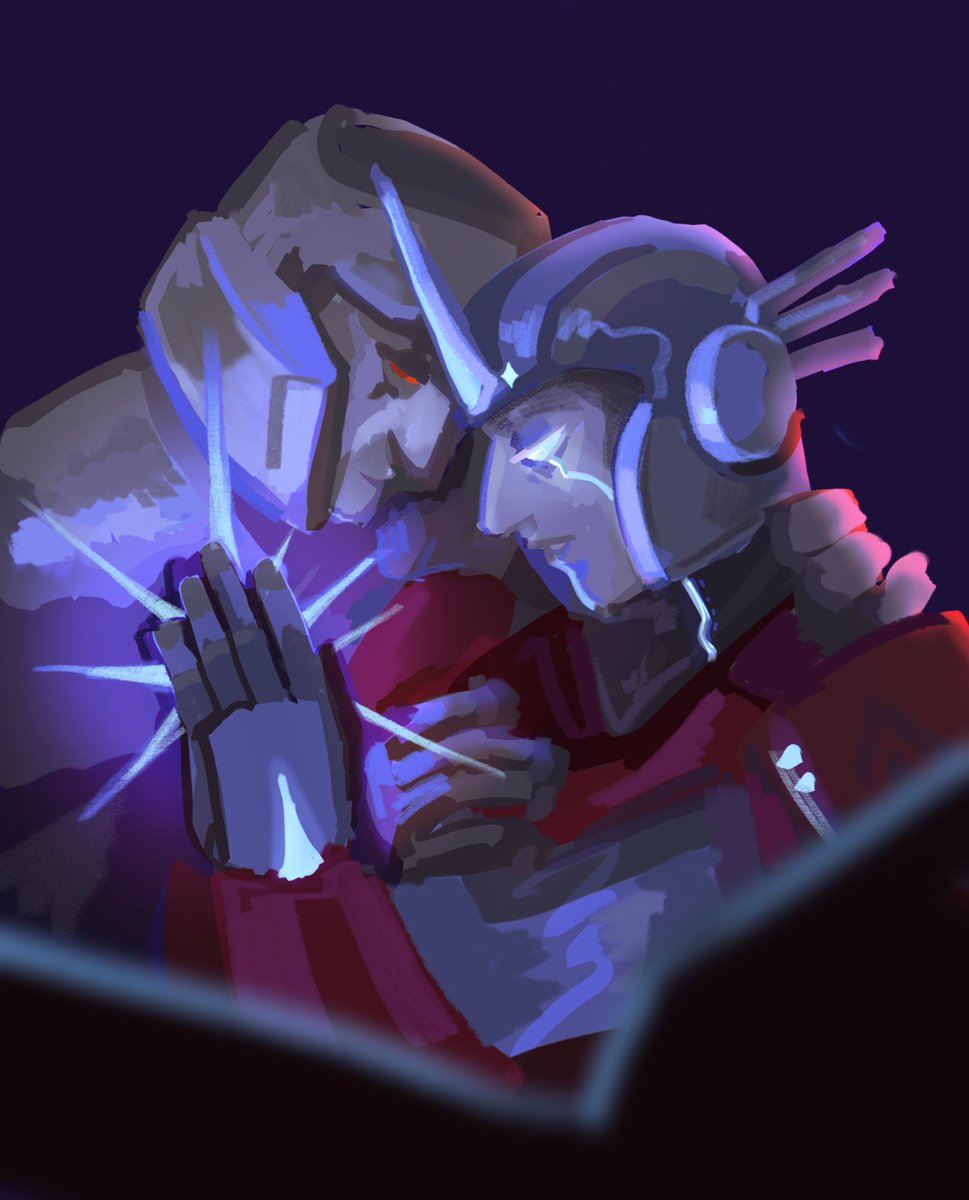 Okayokay, but what if: 
Reunion Au! Blind Justice Optimus and Rightful Revenge Megatron??

#megop #Transformers #OptimusPrime #OrionPax #D16 #tfone
