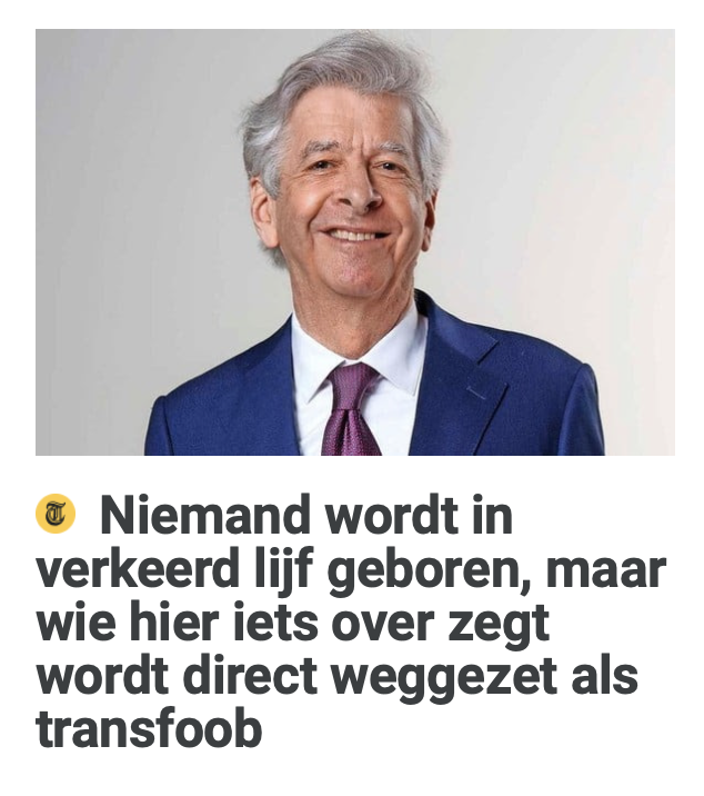 Originele column van een als PvdA geziene PVV'er die inmiddels zijn transitie naar extreem rechts operettefiguur feilloos heeft volbracht.

Pronouns: Clowntje/Roonie.