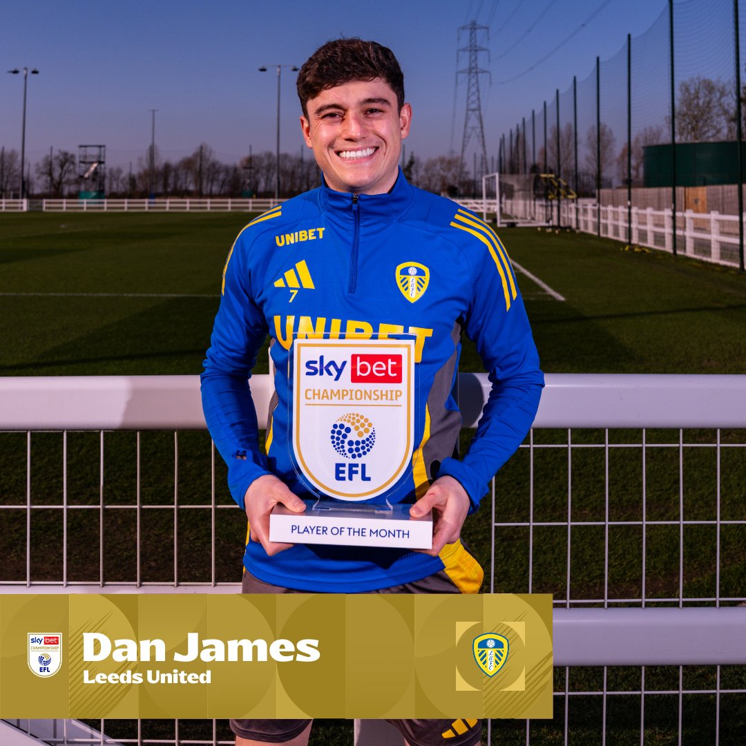 Sky Bet Championship (@skybetchamp) on Twitter photo 🌟 Congratulations to February's <a href="/SkyBet/">Sky Bet</a> Championship Manager and Player of the Month winners! 👏
🏆 Daniel Farke - <a href="/LUFC/">Leeds United</a>
🏆 Dan James - <a href="/LUFC/">Leeds United</a>
#EFL | #SkyBetChampionship 🌟 Congratulations to February's <a href="/SkyBet/">Sky Bet</a> Championship Manager and Player of the Month winners! 👏
🏆 Daniel Farke - <a href="/LUFC/">Leeds United</a>
🏆 Dan James - <a href="/LUFC/">Leeds United</a>
#EFL | #SkyBetChampionship