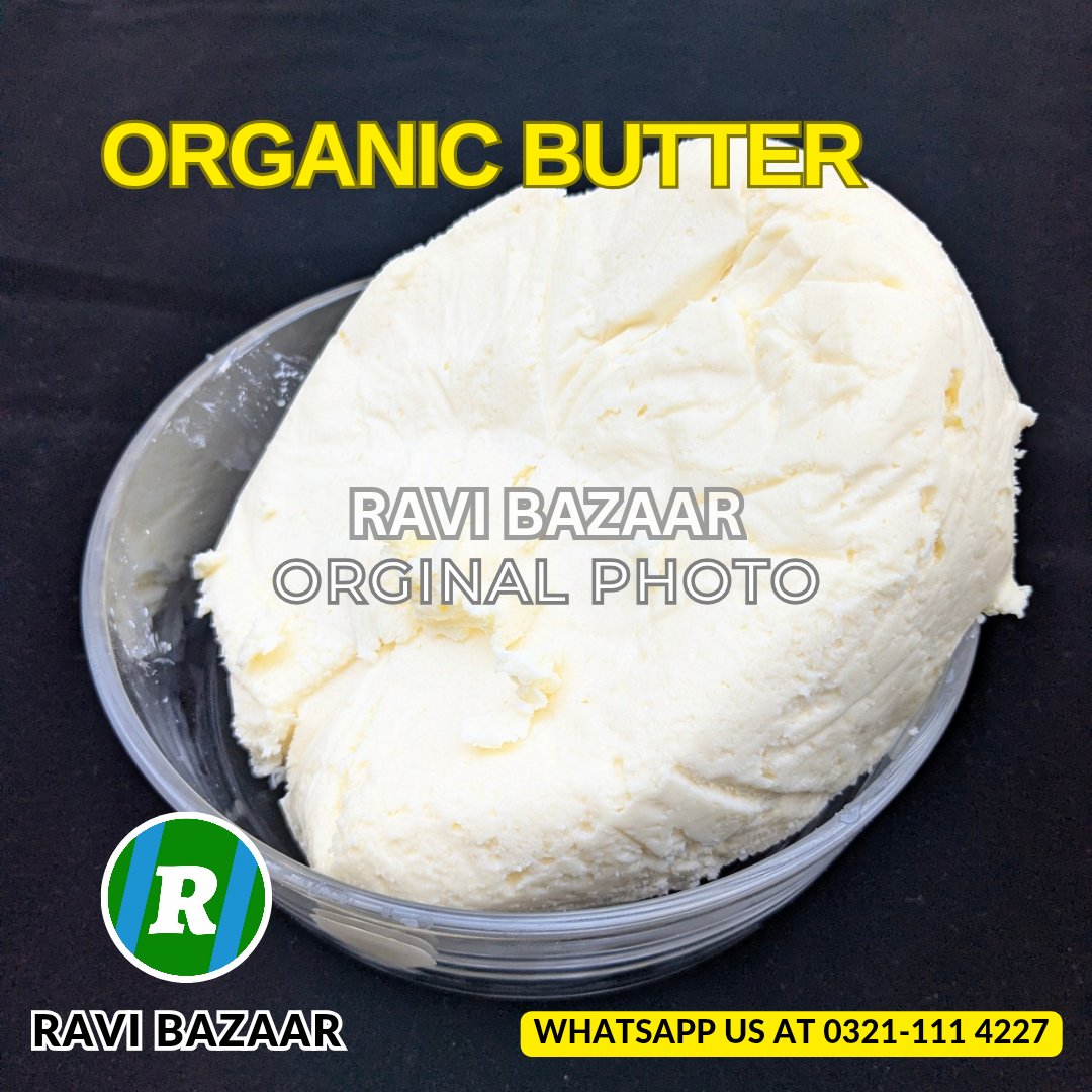 ravibazaar's tweet photo. Ravi Bazaar Natural Organic Fresh butter made with purest & freshes milk's yougurt at home.
easy to order.
Fast same day delivery.
Foodgrade international standard packaging.
#RaviBazaar #butter #ravibazaarbutter #organicbutter #naturalfreshbutter https://t.co/CCf3PZWJ0o