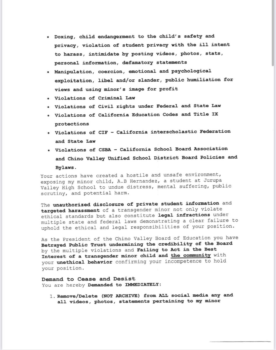 realSonjaShaw's tweet image. I received a cease and desist from a boy’s mother who is upset I spoke out about her son competing against girls in track. Her child is defeating girls because he has a biological advantage over biological girls - and I, like many others, am not OK with it. Let me be clear—I’m a…