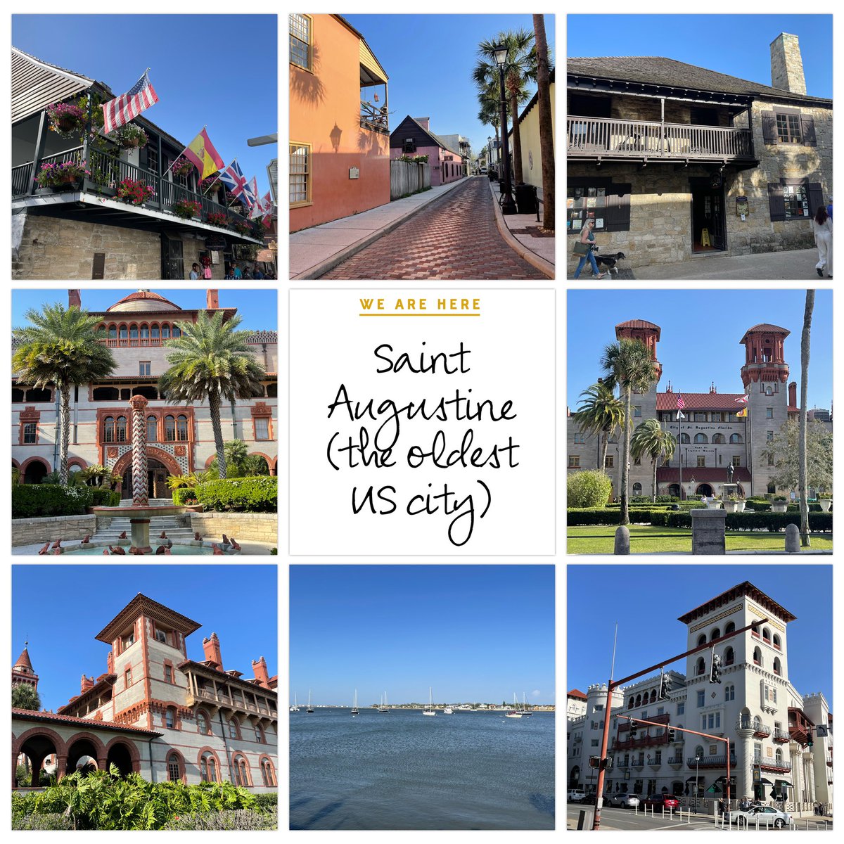 ClossonJ's tweet photo. Did you know that Saint Augustine is the oldest city in the United States? 🇪🇸🇺🇸 https://t.co/RvBYY9pmxB