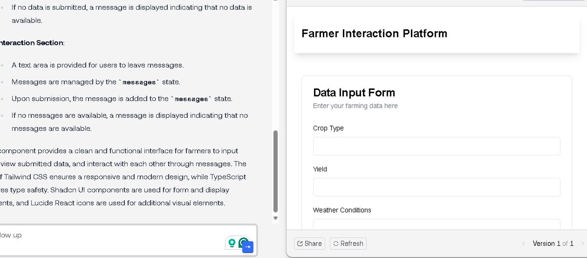 tendaicleopas37's tweet image. I used #llamaCoder to generate a prototype app with just a prompt.  Learning with #ALX_AiSK #ai