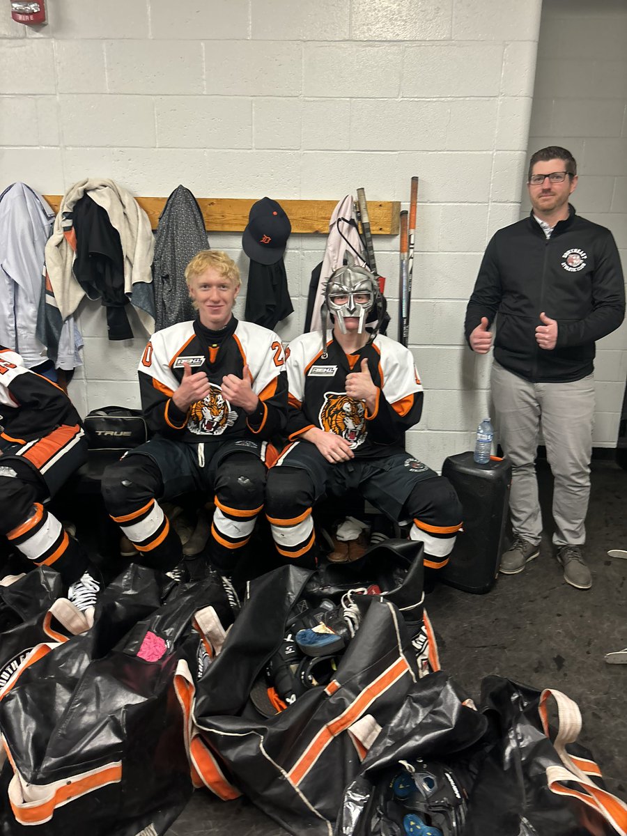 Tigers win against the Okotoks Oilers 5-4 at home. Last regular season matchup this weekend in against the Calgary Flames. Player of the game #10 Dane Friedt. “Friedt train” with 2 important goals to push the boys to a win.