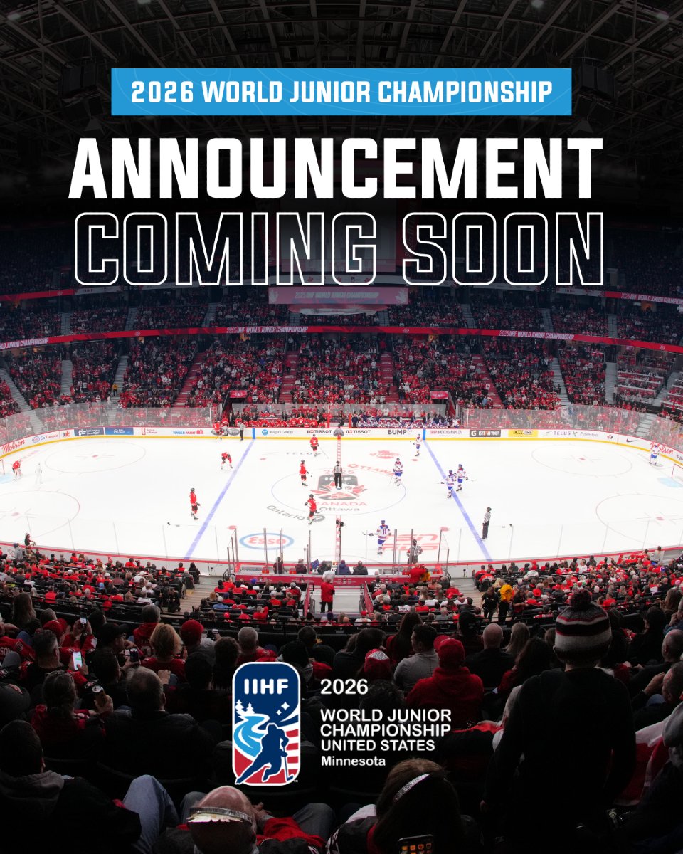 Big 2026 World Junior Championship announcement dropping tomorrow morning @ 10 am CT  👀🔥