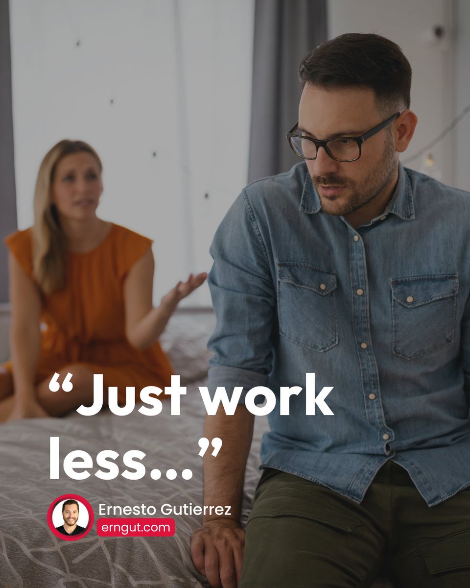 Everyone says "work less to be present with family"—but I 100% disagree.

The problem is not how much time you spend at work vs at home.

It's WHAT you do during in that time.

Here's why changing your operating system matters more than changing your schedule:

🧵 👇🏻
