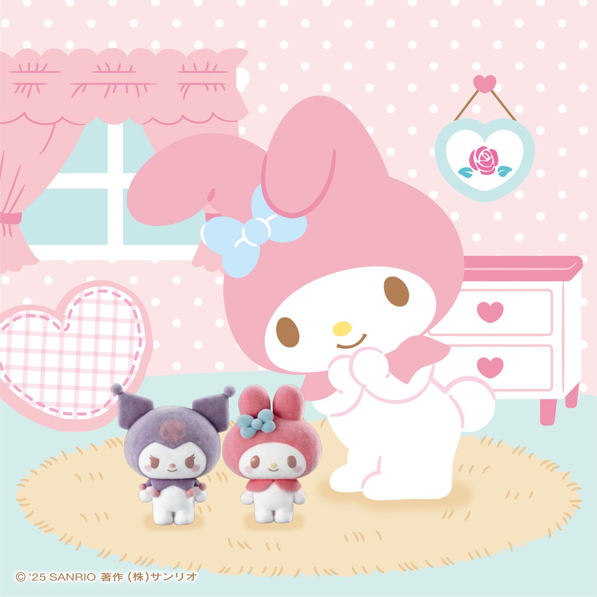 クロミちゃんと　メロディ♪　なかよしこよし♡
lnky.jp/59esWCW