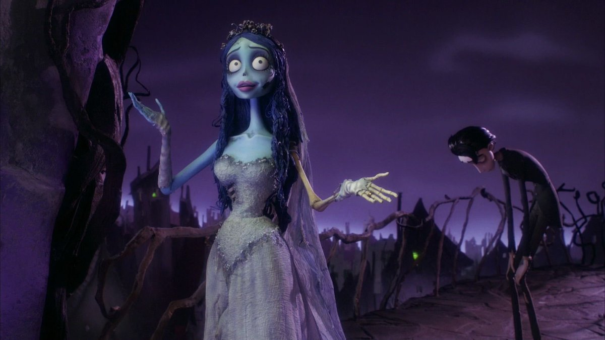 TheCinesthetic's tweet photo. Corpse Bride (2005) dir. Tim Burton, Mike Johnson https://t.co/HWT9lF0xyH
