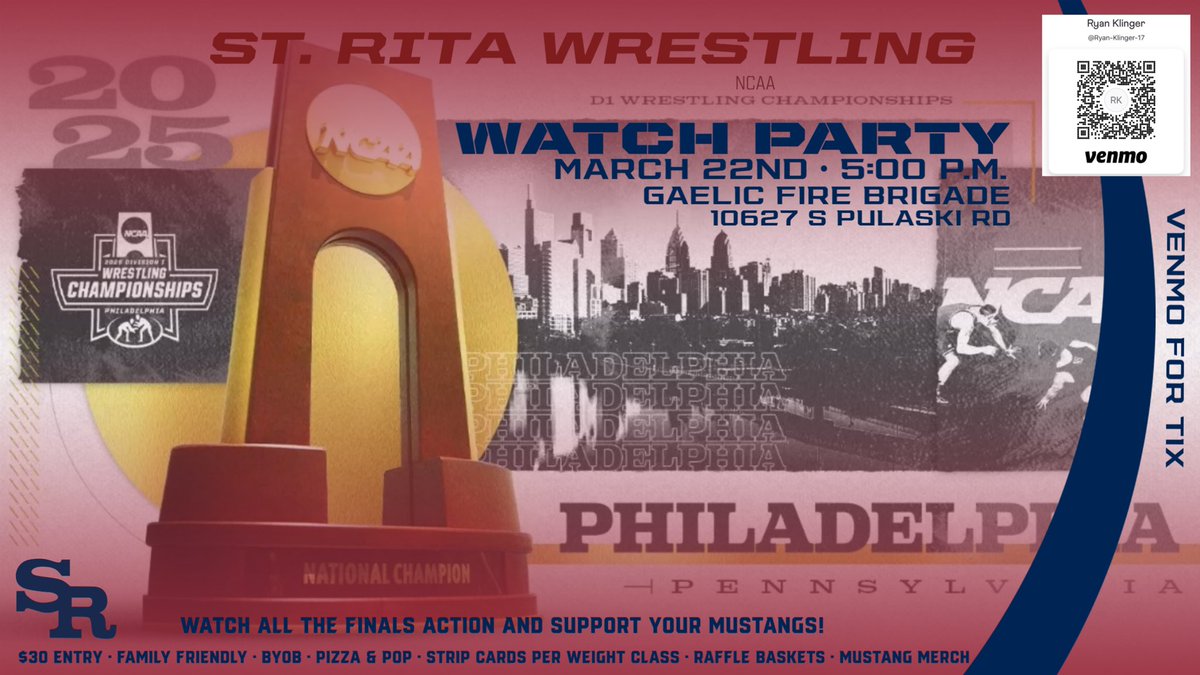 Come watch the NCAA Finals and support your Mustangs while you enjoy the action. This is a Family Friendly event and fun for all.