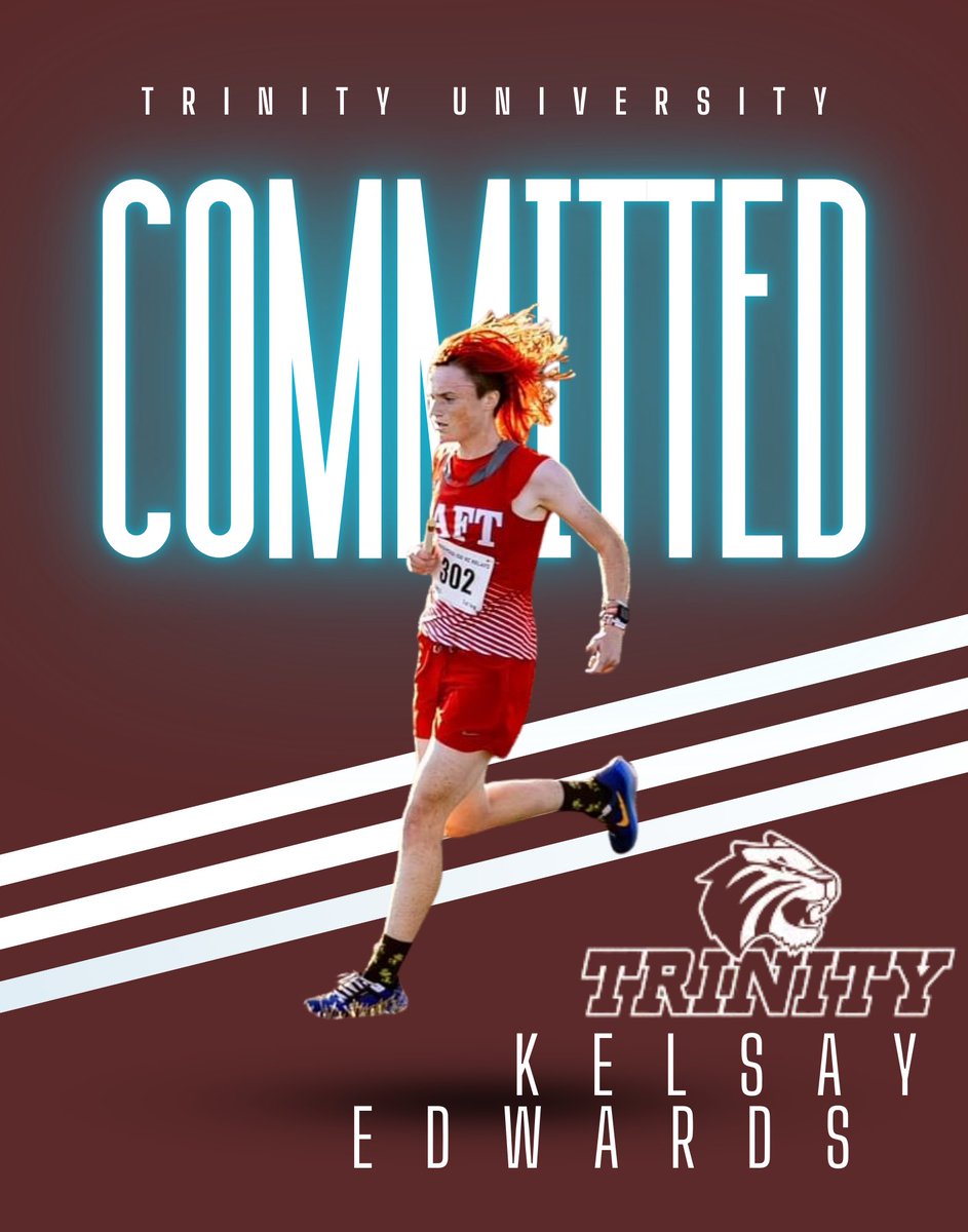 🎉Congratulations🎉

Kelsay Edwards has committed to Trinity University to continue running at the next level. We can’t wait to see “Red Fire” next year. 🔥