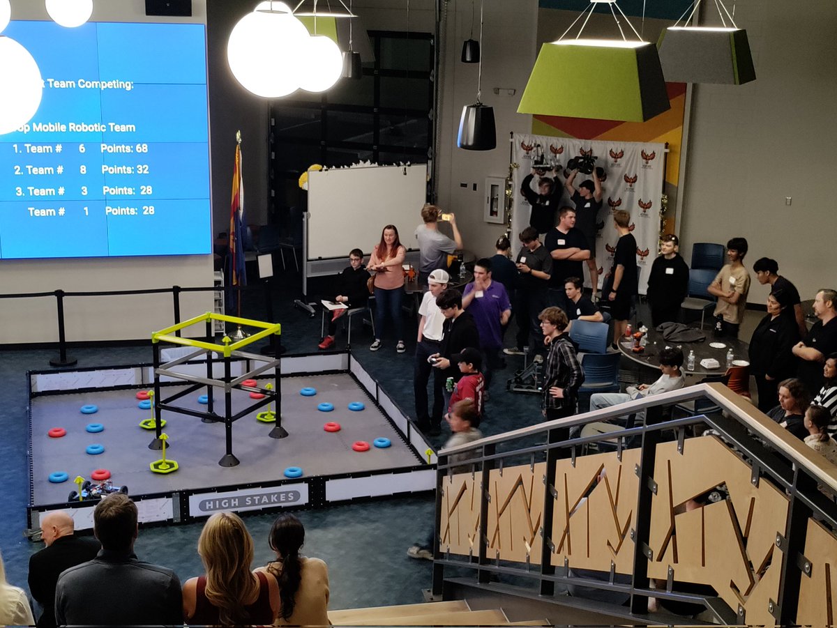 Michelle Coots (@michelle_coots) on Twitter photo The HS division of our VEX competition welcomed teams from <a href="/DVUSD/">Deer Valley Unified School District</a>'s Engineering CTE programs competing in Mobile Robotics and Urban Search & Rescue, with top teams qualifying to compete at the <a href="/SkillsUSAAZ/">SkillsUSA Arizona</a> State Conference! 🤖🎮🏆
<a href="/BCHS_DVUSD/">Boulder Creek High</a> <a href="/TheMRHS/">Mountain Ridge</a> <a href="/VEXRobotics/">VEX Robotics</a> #DVUSDTech The HS division of our VEX competition welcomed teams from <a href="/DVUSD/">Deer Valley Unified School District</a>'s Engineering CTE programs competing in Mobile Robotics and Urban Search & Rescue, with top teams qualifying to compete at the <a href="/SkillsUSAAZ/">SkillsUSA Arizona</a> State Conference! 🤖🎮🏆
<a href="/BCHS_DVUSD/">Boulder Creek High</a> <a href="/TheMRHS/">Mountain Ridge</a> <a href="/VEXRobotics/">VEX Robotics</a> #DVUSDTech