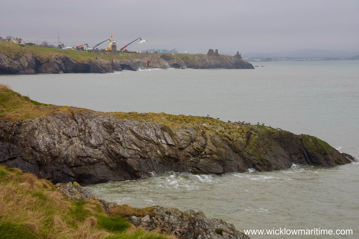 Along the Wicklow Cinematic Coast
A group of Oystercatchers are oblivious to the activity at Travelahawk near Wicklow harbour this afternoon, as production crew complete the finishing touches to the set. Filming is expected to begin next week.